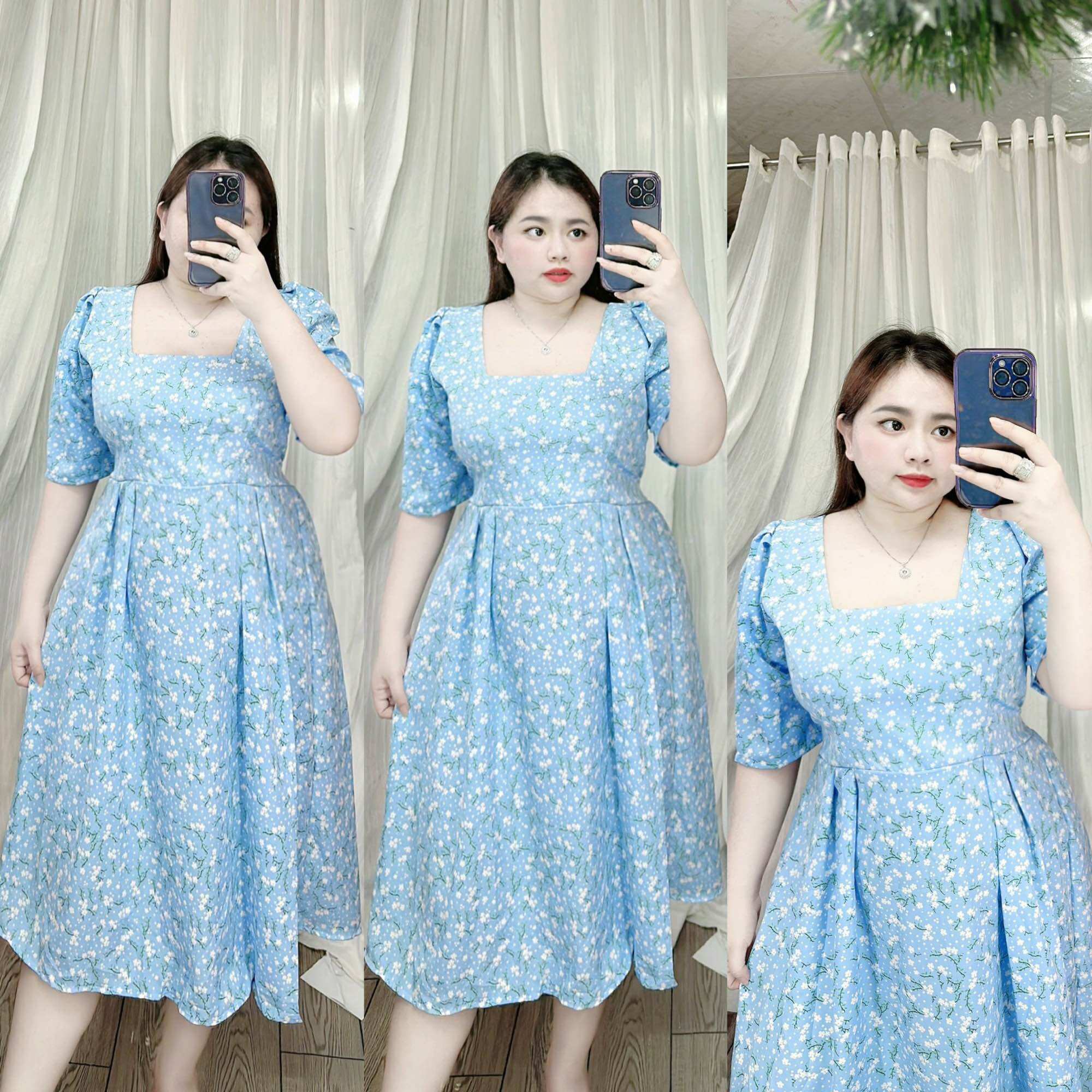 [Bigsize 65-90kg] Đầm cổ điển