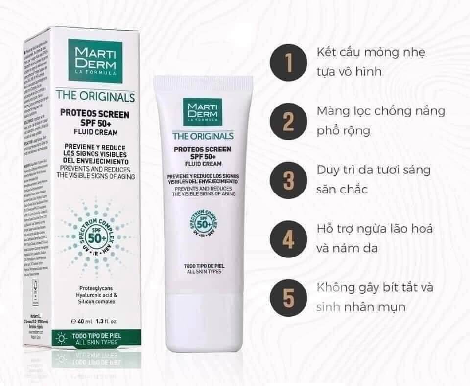 Kem chống nắng marti derm
