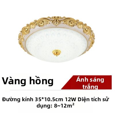 Đèn Trần Phong Cách Châu Âu Bằng Thủy Tinh Pha Lê LED Cho Phòng Ngủ Phòng Ăn Văn Phòng Hành Lang Phòng Khách Ban Công