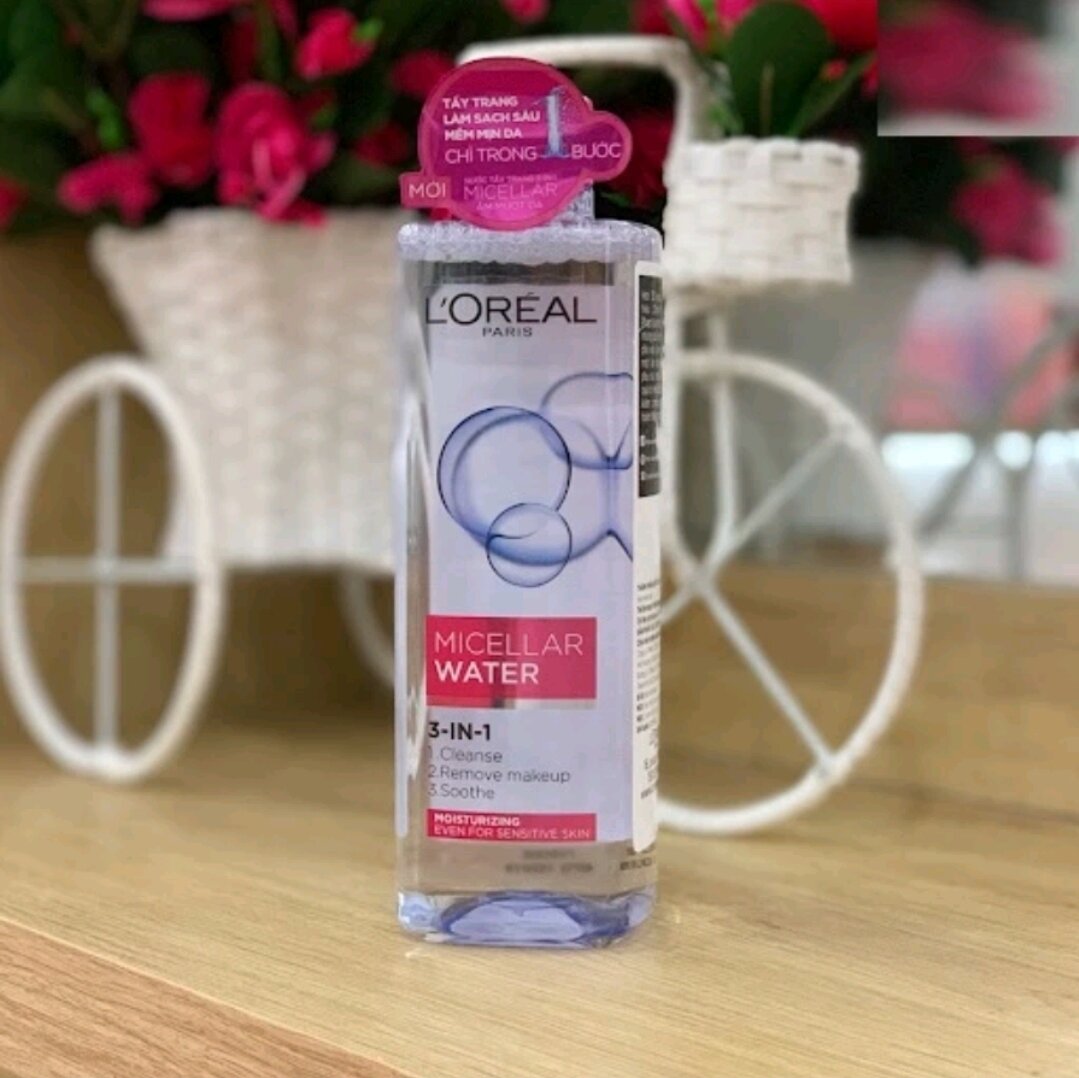 Nước Tẩy Trang L'Oreal 3-in-1 Micellar Water 400ml ( Loreal)
