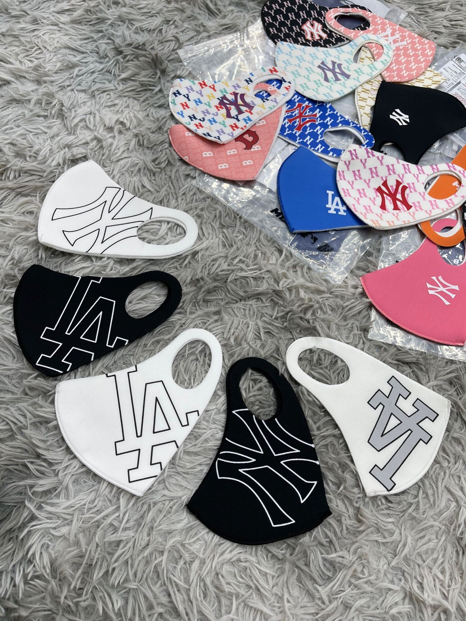MŨ LƯỠI TRAI, NÓN LƯỠI TRAI MLB MONOGRAM NHIỀU MÀU