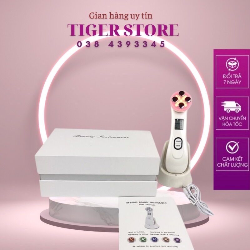 Máy nâng cơ mặt - xóa nếp nhăn rf light có ánh sáng sinh học