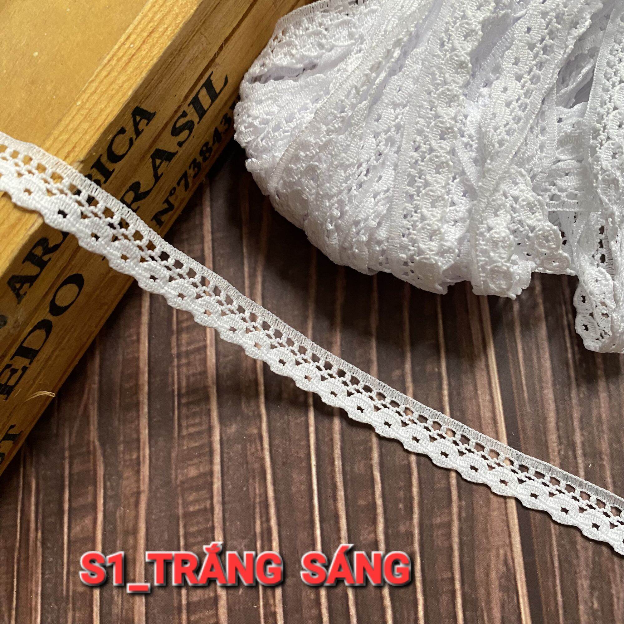 (DÂY 10 MÉT) REN LƯỚI POLY , PHỤ KIỆN MAY VÁ, BẢN RỘNG 1 CM.