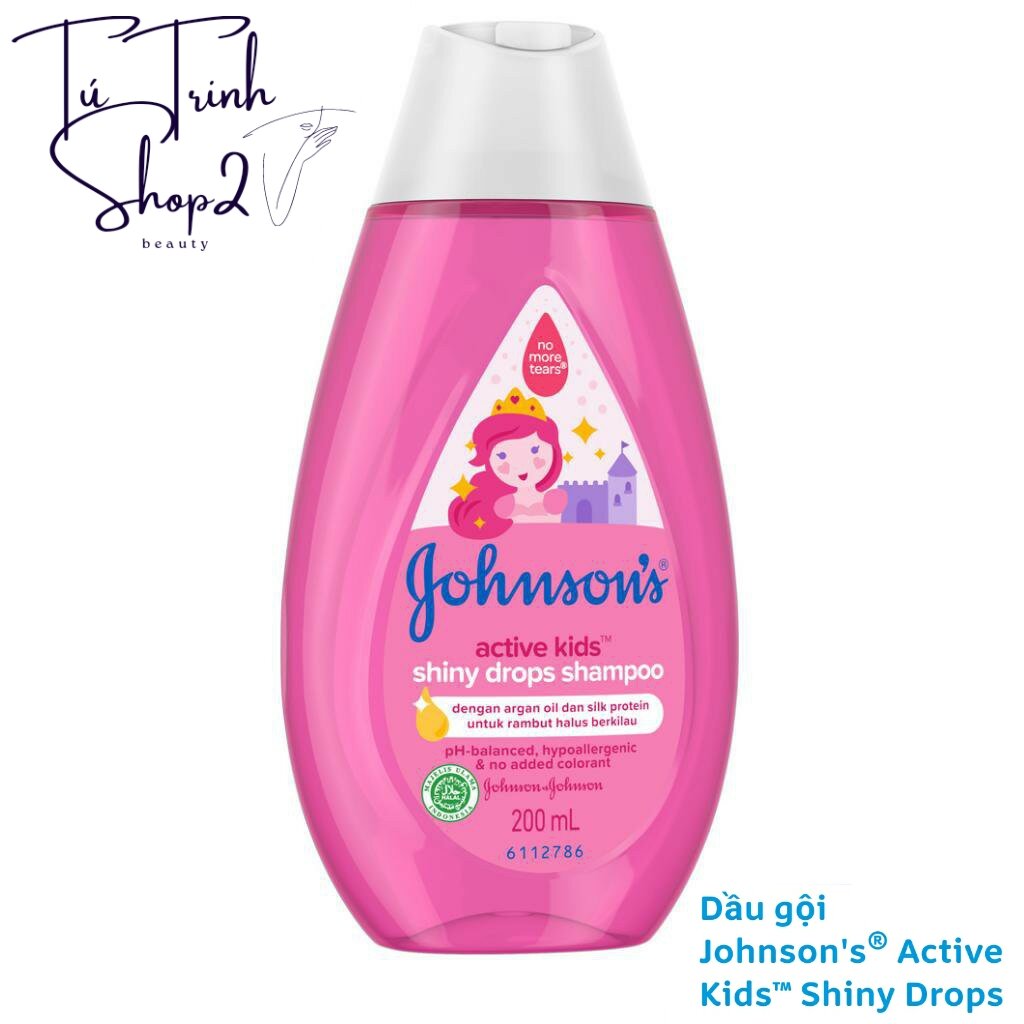 Dầu gội óng mượt Johnson's cho bé gái 200ml