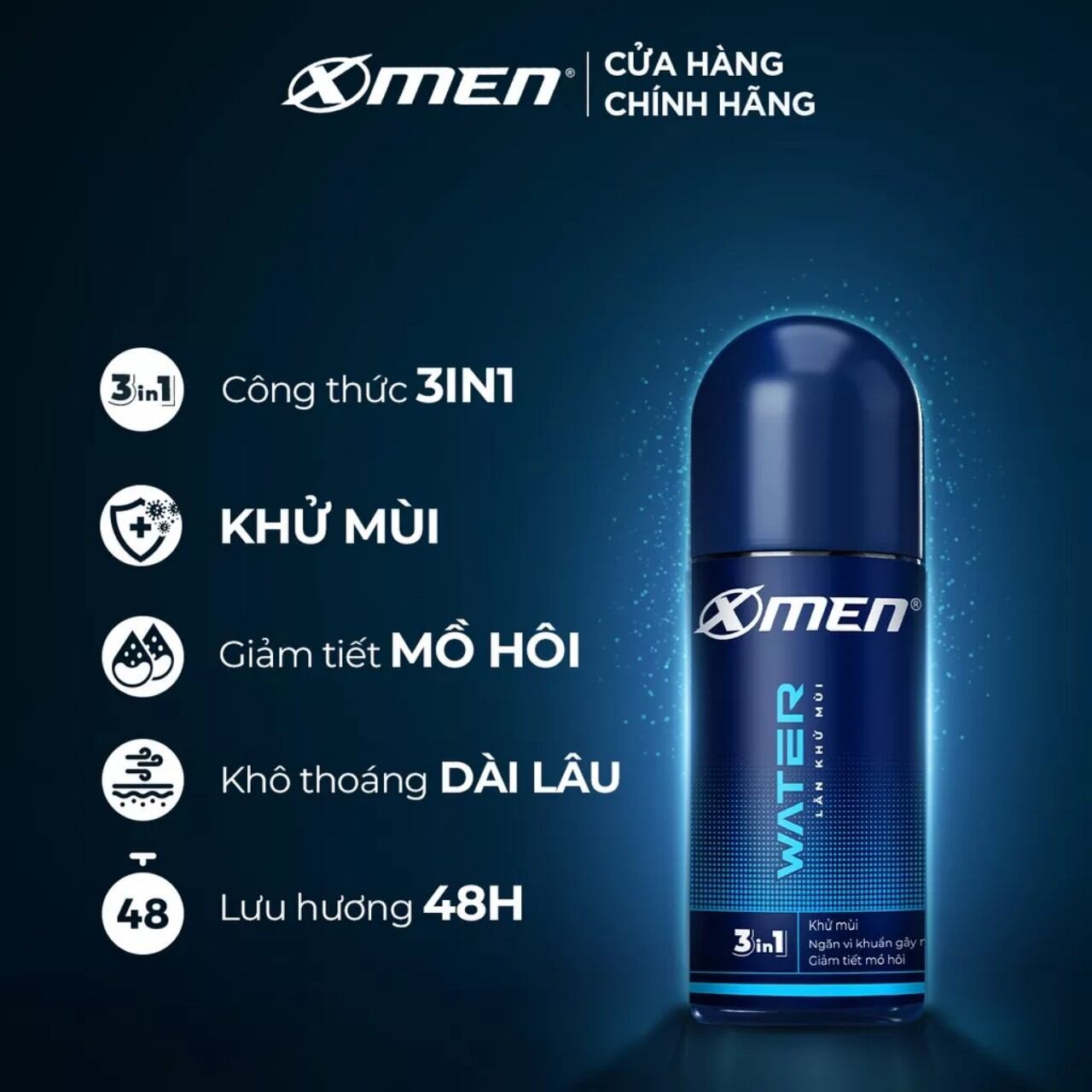 LĂN KHỬ MÙI XMEN 50ML.