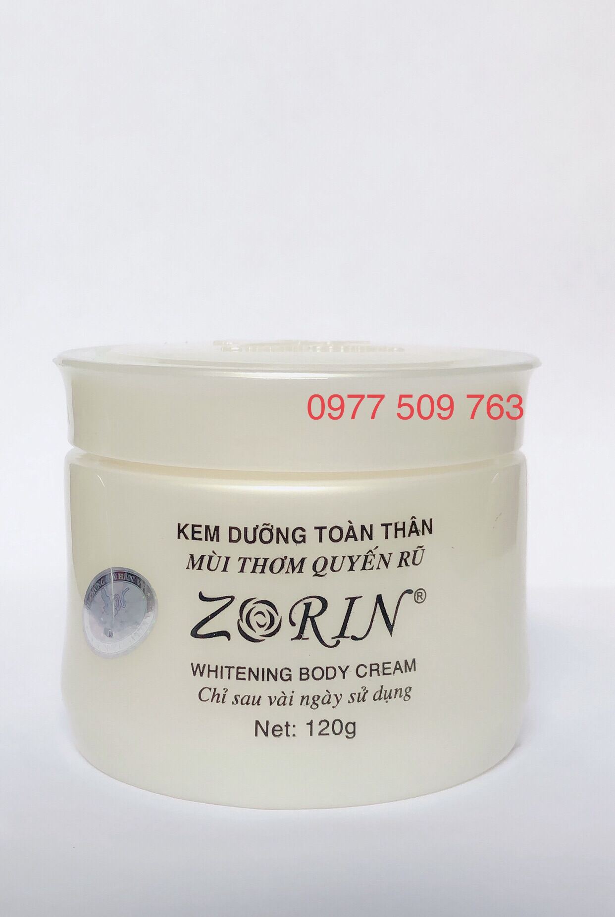 [Hcm]Kem Body Zorin Dưỡng Trắng Da Toàn Thân - 120Gr