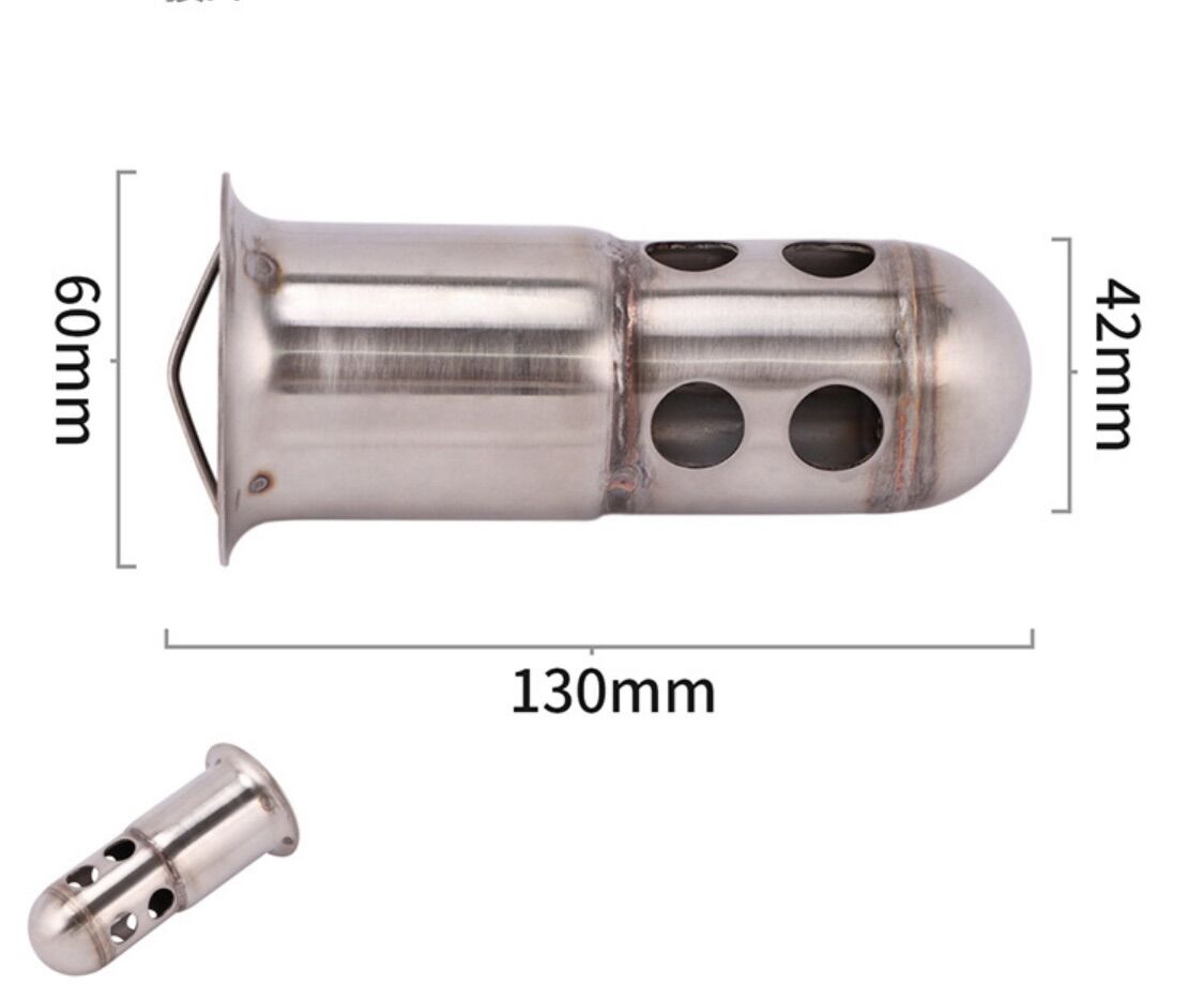 Tiêu trong pô độ thể thao miệng 60mm