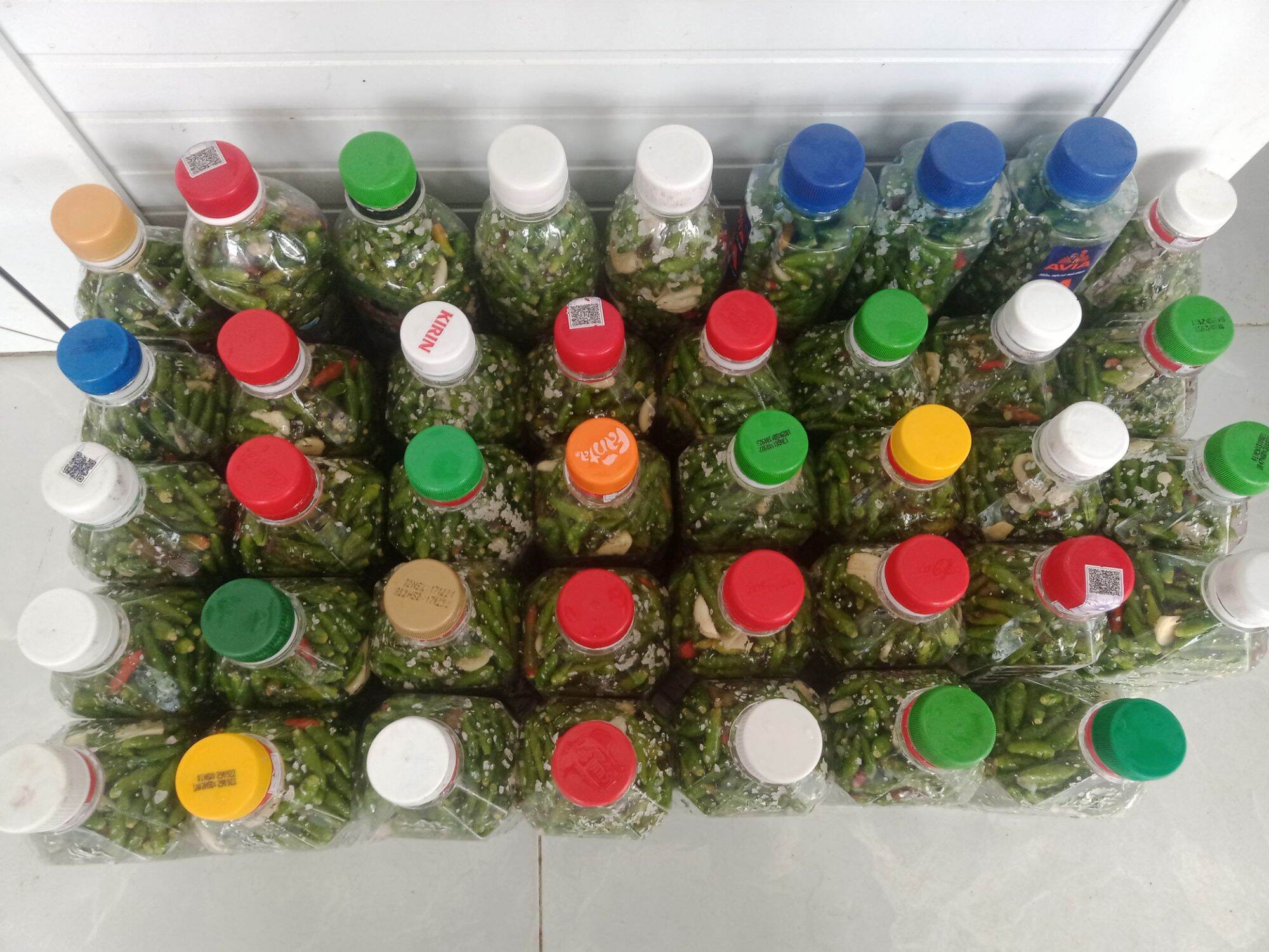 Ớt thóc sóc muối 120k/2 chai