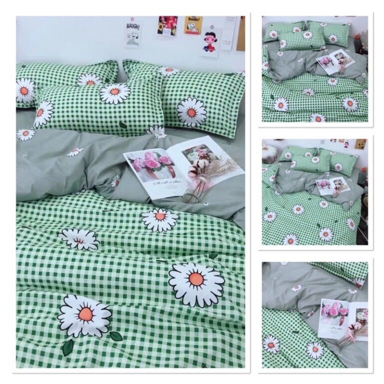 Xả Hàng - Bộ vỏ chăn ga gối cotton poly hàng lẻ size.