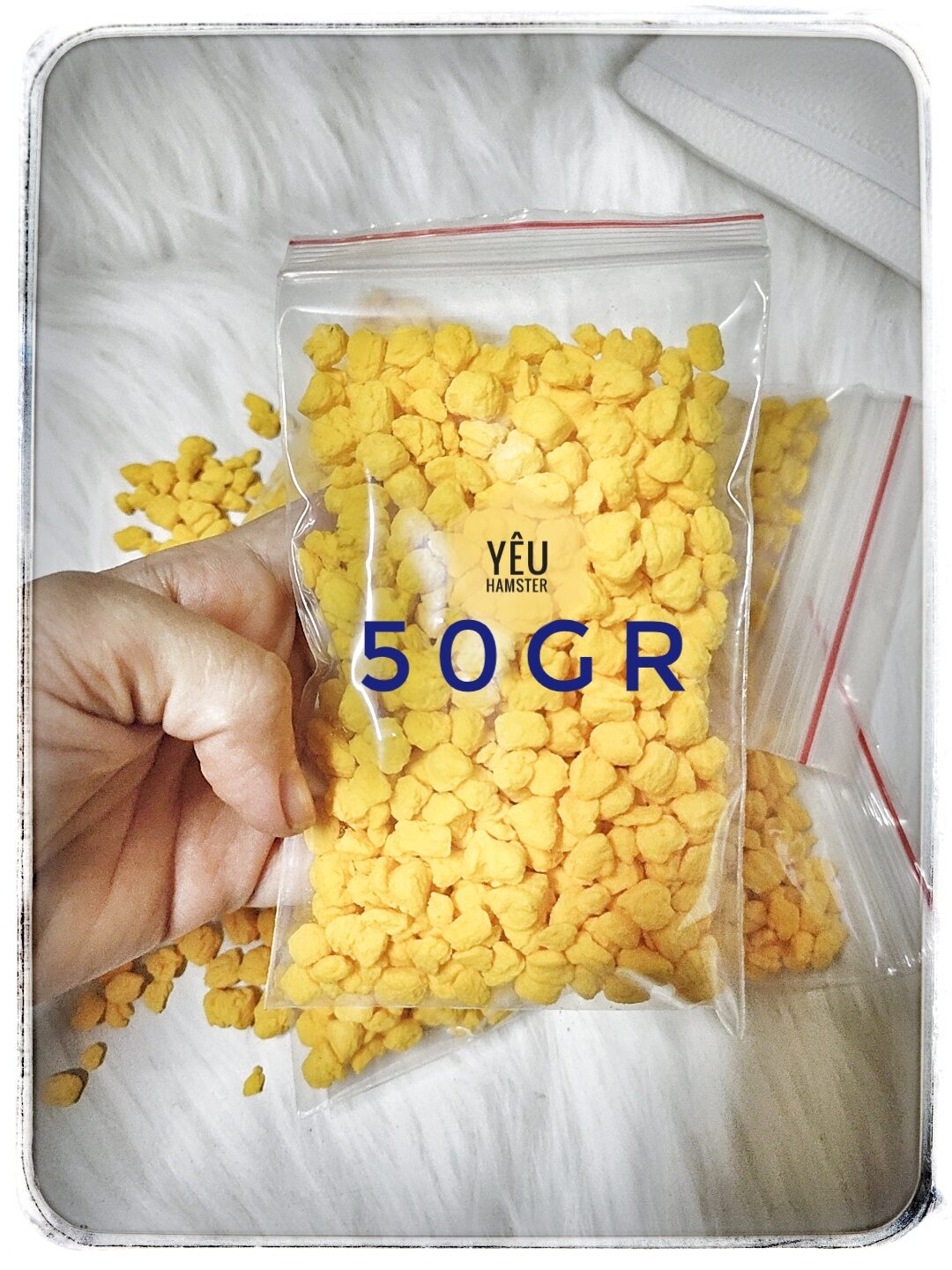 Lòng đỏ trứng sấy- Thức ăn dặm cho hamster, thú cưng...