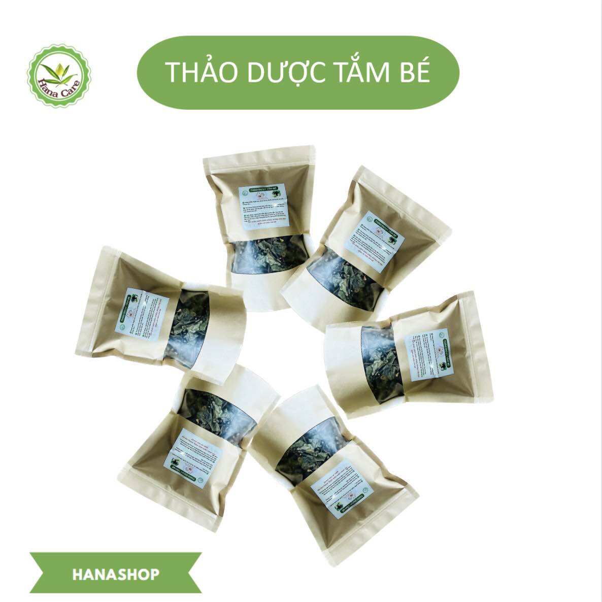 Combo 5 gói lá tắm thảo mộc cho bé