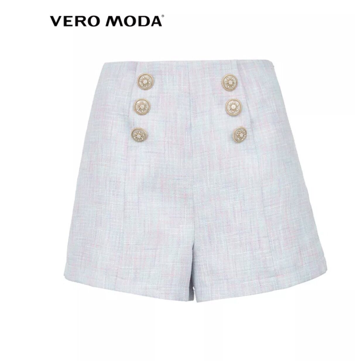 Set dạ tweed hồng tím cao cấp Vero Moda size M, L