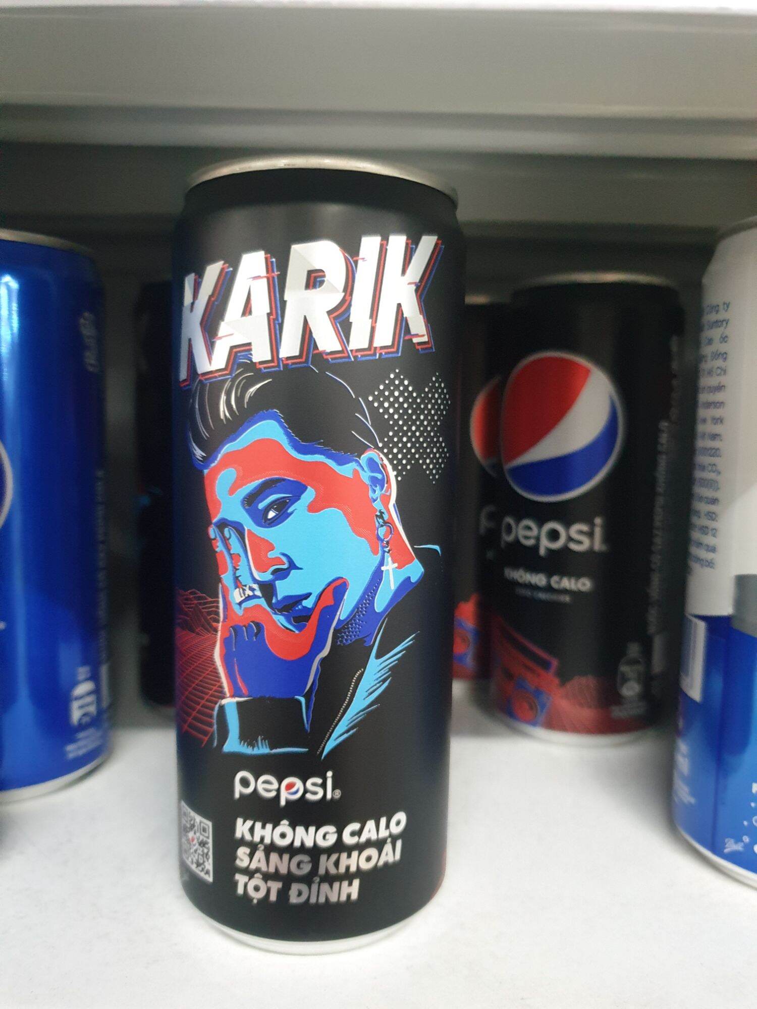 Nước Ngọt PEPSI Không Calo Các Vị 320ml/lon