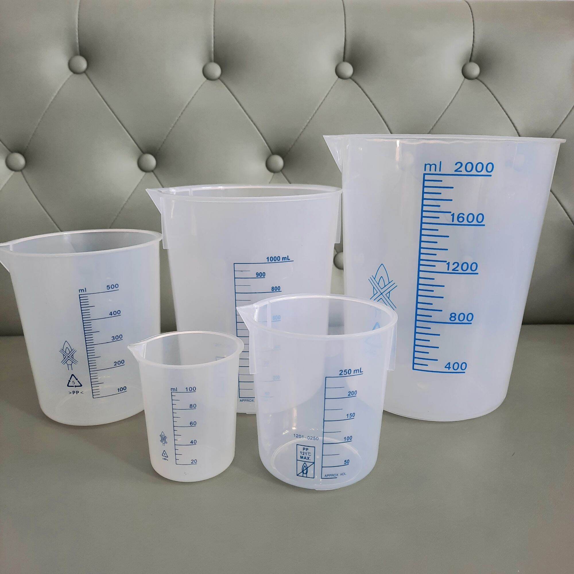Cốc đong ly đong ca đong nhựa chia vạch 100ml 250ml 500ml 1000ml 2000ml