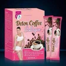 Detox Coffee Collagen - Đánh Bay Mỡ Thừa Hộp 10gói