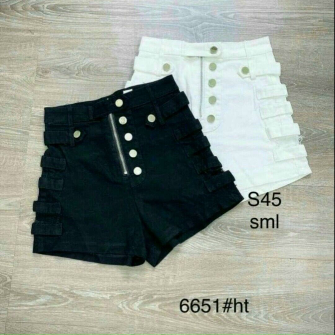 Quần short kaki (ảnh thật) lưng cao co giãn