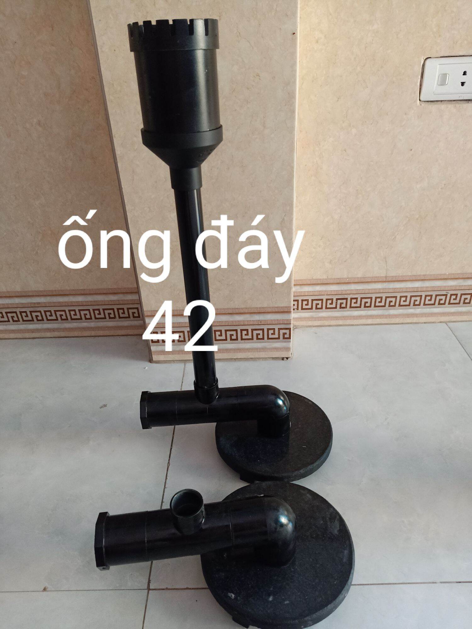combo hút mặt + hút đáy hồ cá cho các dòng bơm công suất to nhỏ đều đc  nấm đáy bằng đá - 5