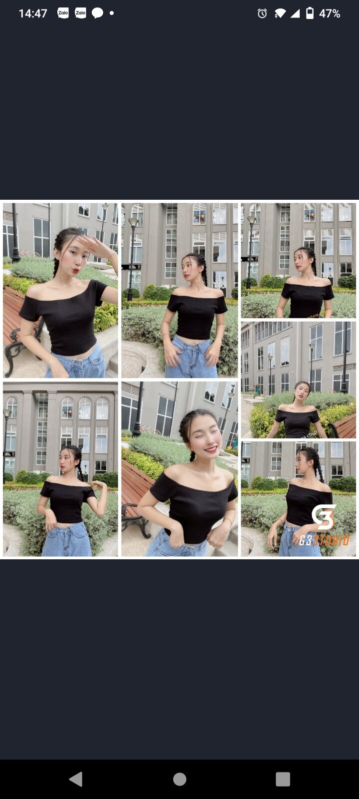 Áo Croptop Trễ Vai Nữ