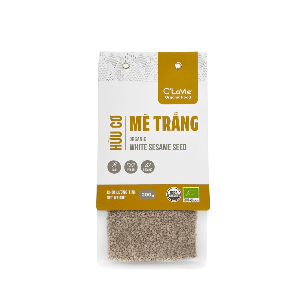 Mè trắng hữu cơ C'lavie gói 200g