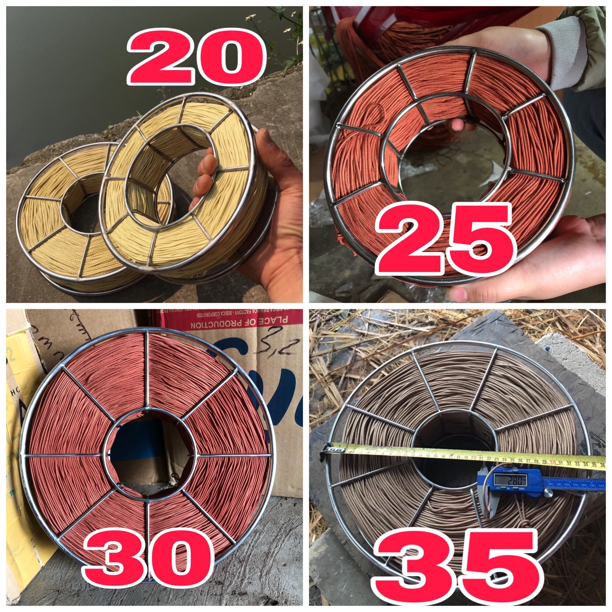 Guồng Inox Cuộn Dây Thả Diều