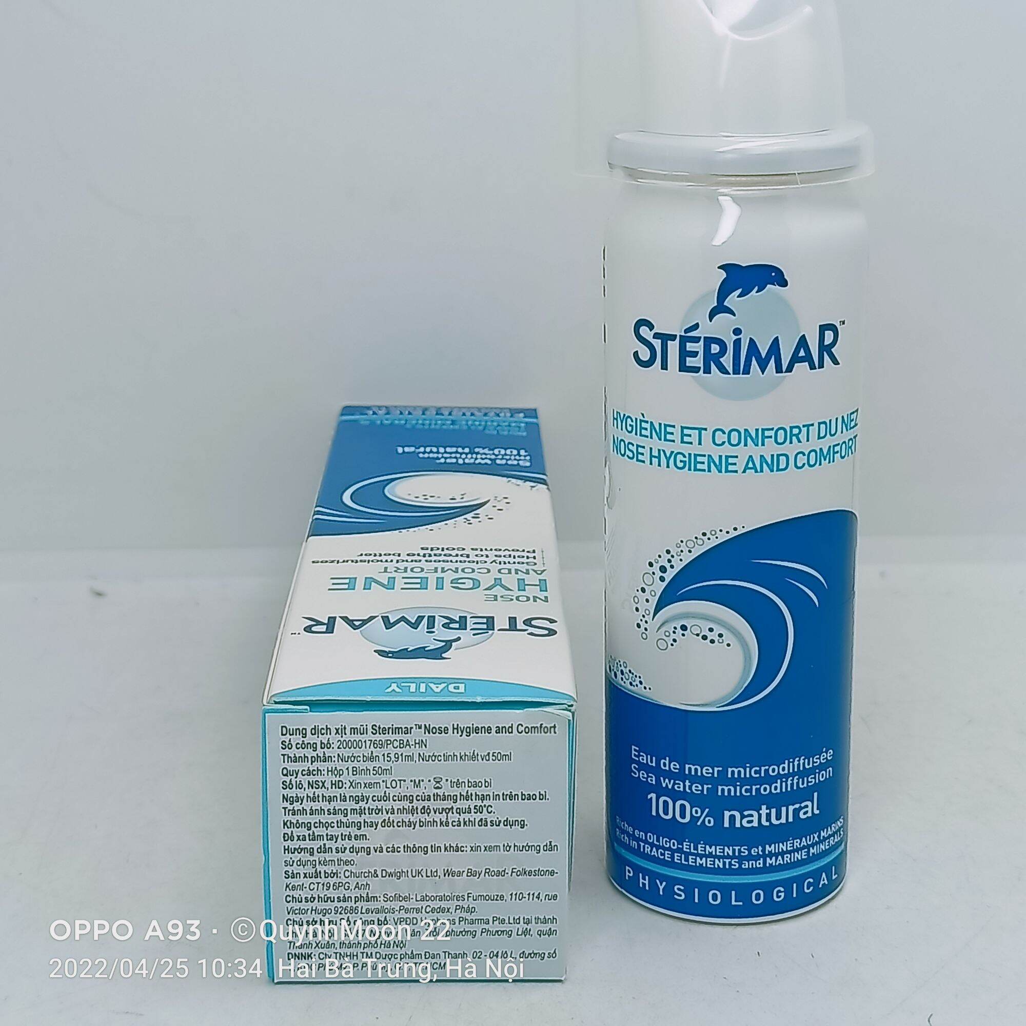 Dung dịch xịt mũi Sterimar người lớn lọ 50ml