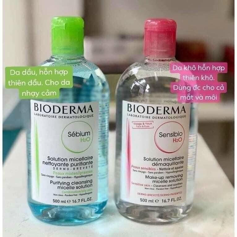Nước tẩy trang bioderma chai 500ml