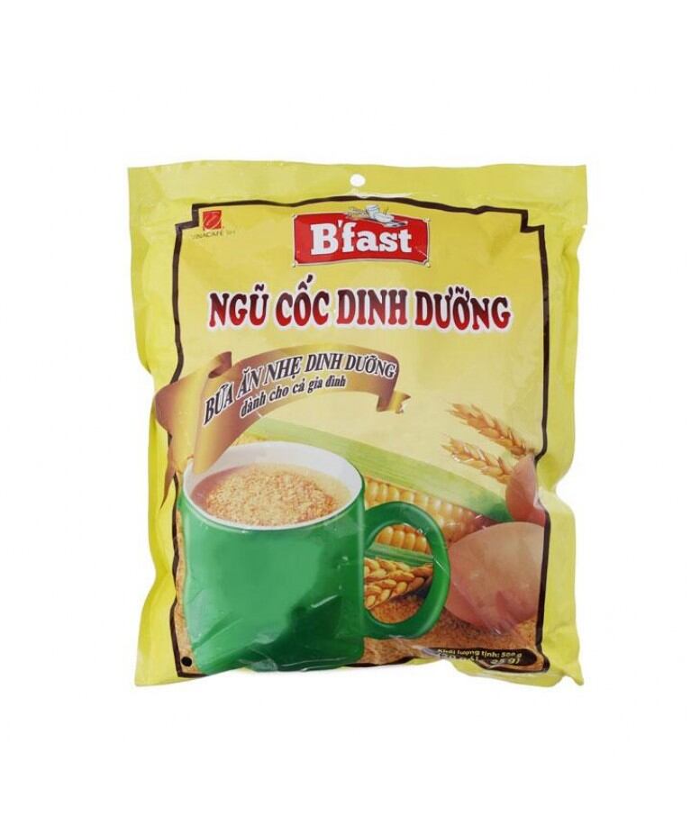 Ngũ cốc dinh dưỡng B fast Canxi 500g.Bữa ăn nhẹ tiện lợi cho cả gia đình