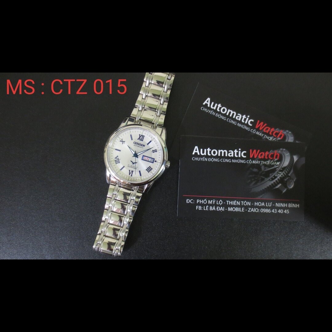 (❌ĐÃ BÁN) ĐỒNG HỒ CƠ NAM CITIZEN AUTOMATIC - TỰ ĐỘNG NẠP CÓT NHẬT BÃI XỊN