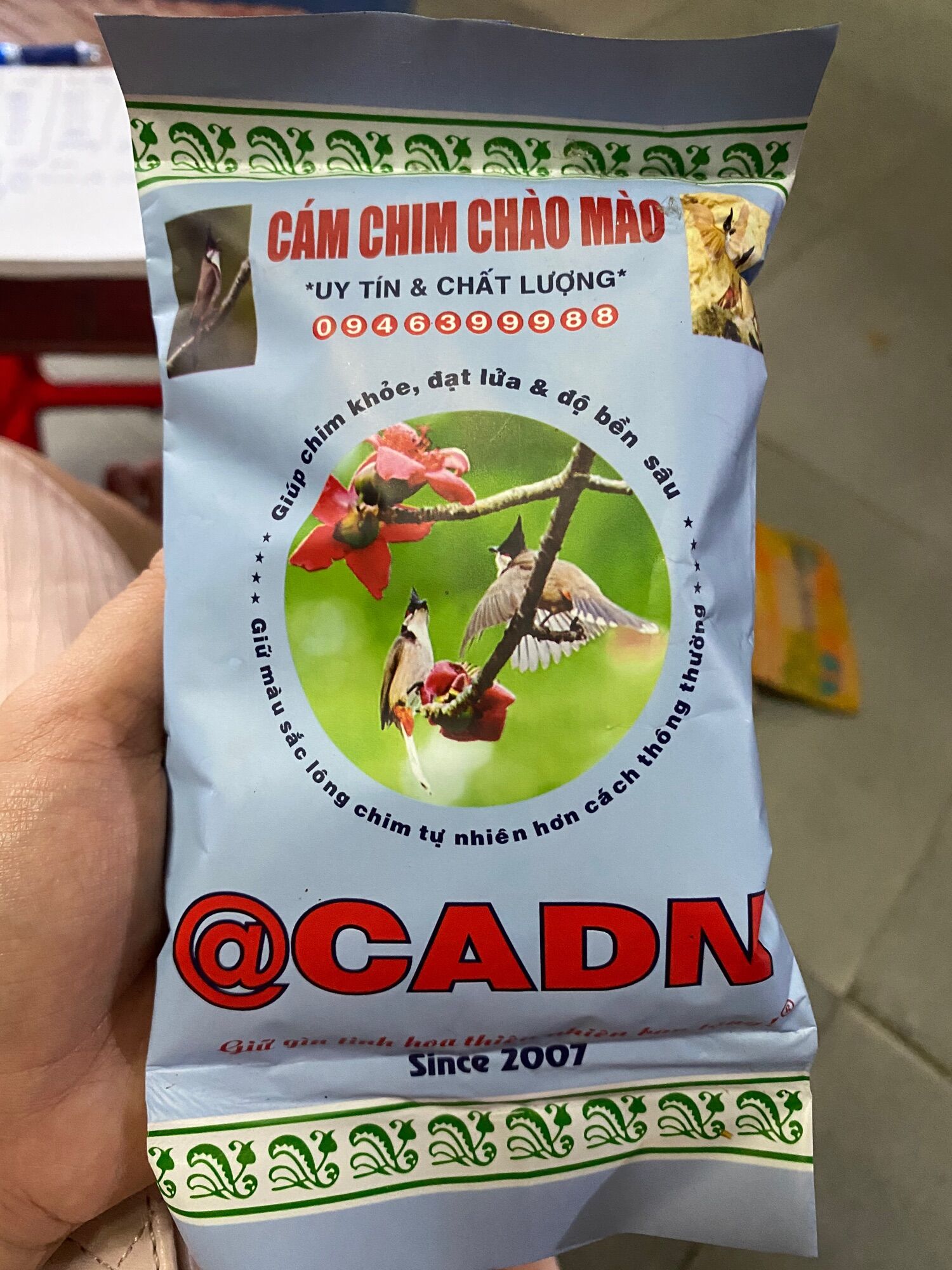 Cám chim chào mào cadn- gói 200g