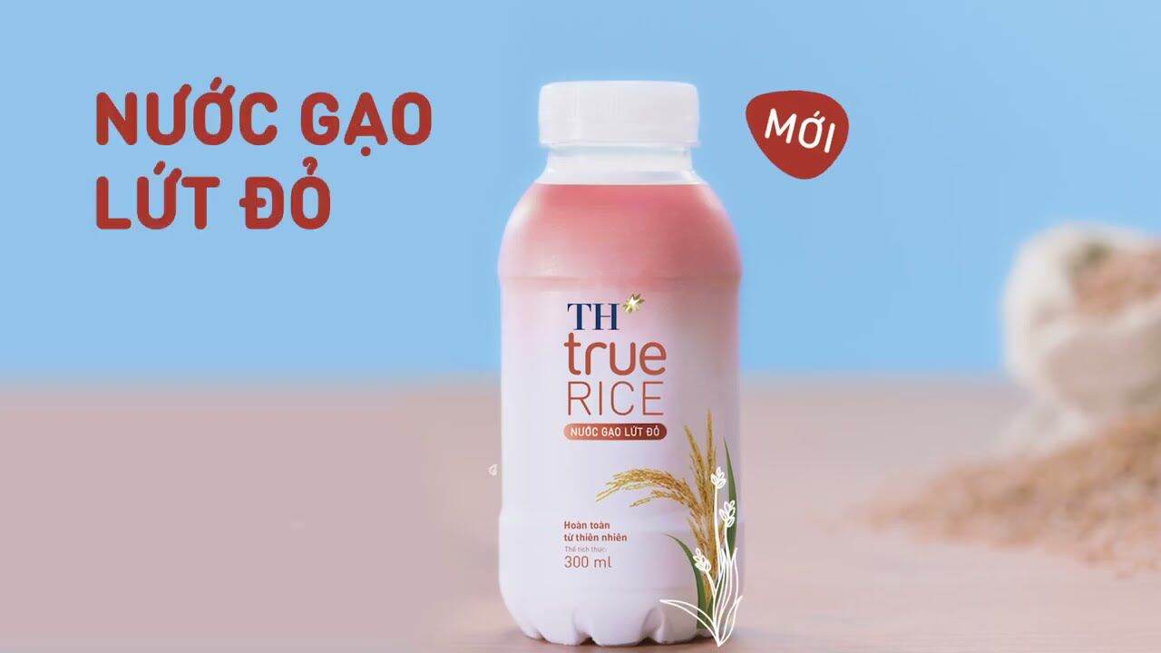 Nước gạo lứt đỏ th true rice