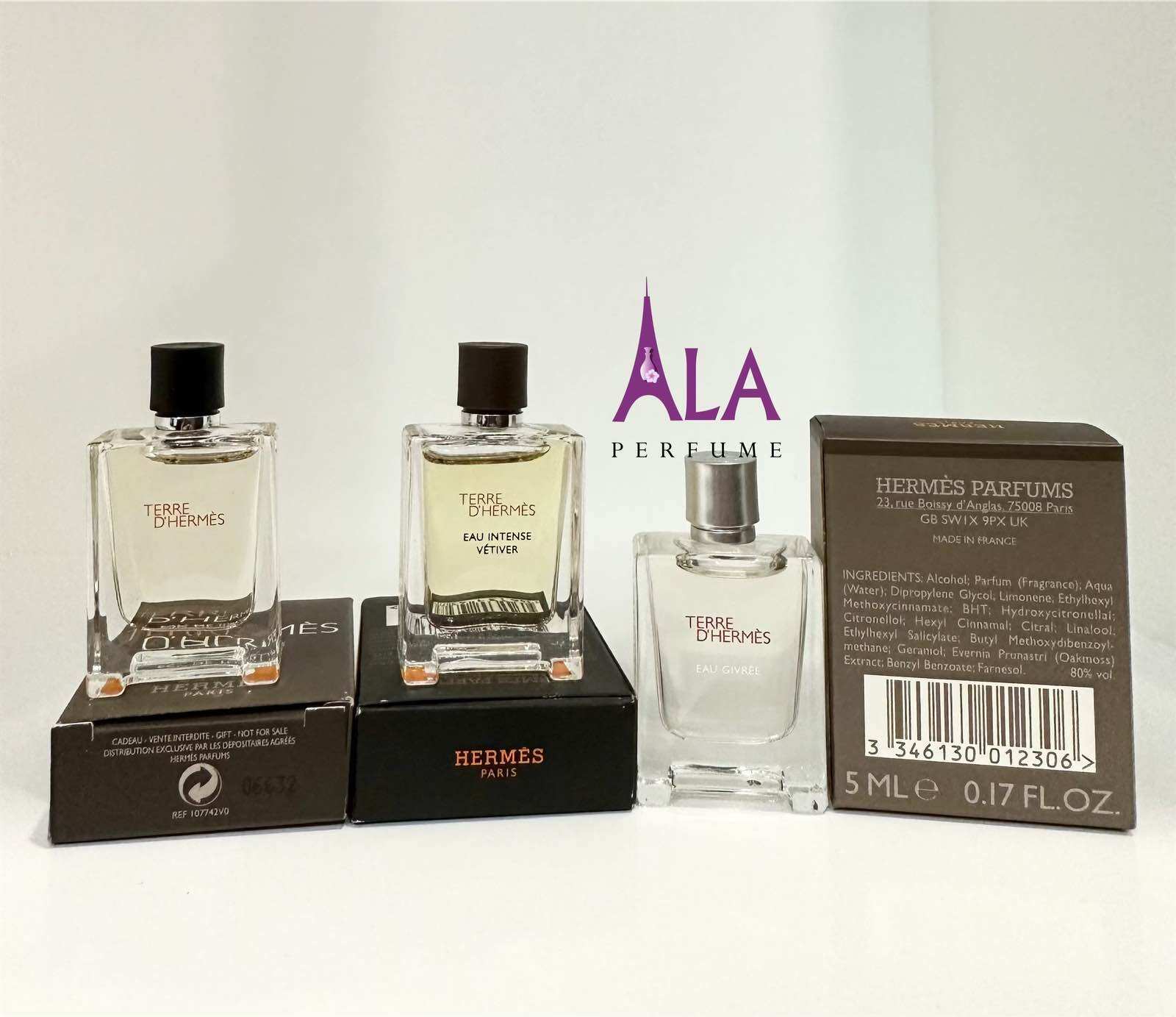 Nước hoa mini nam Terre d’Hermes 5ml