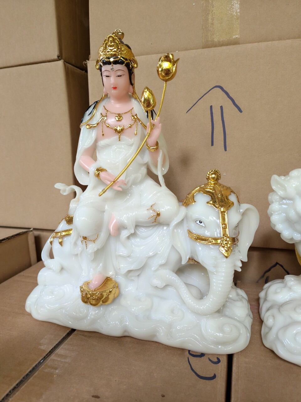 Tượng Phổ Hiền Bồ Tát cao 30cm