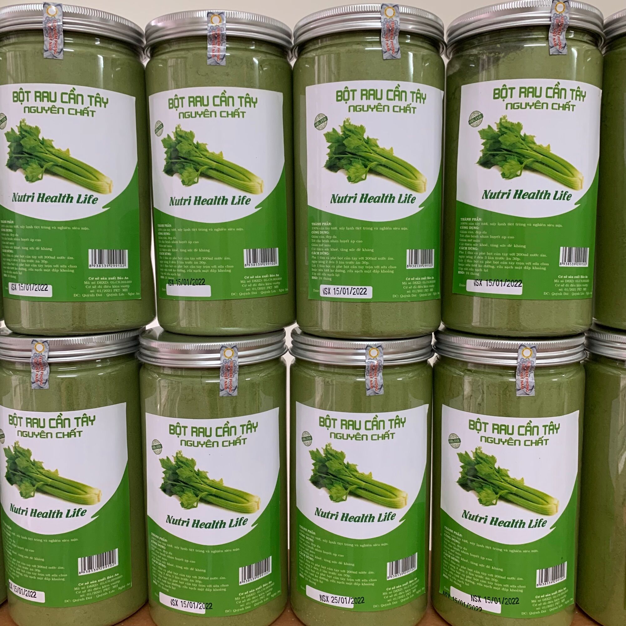 Bột cần tây giảm cân hộp 500g
