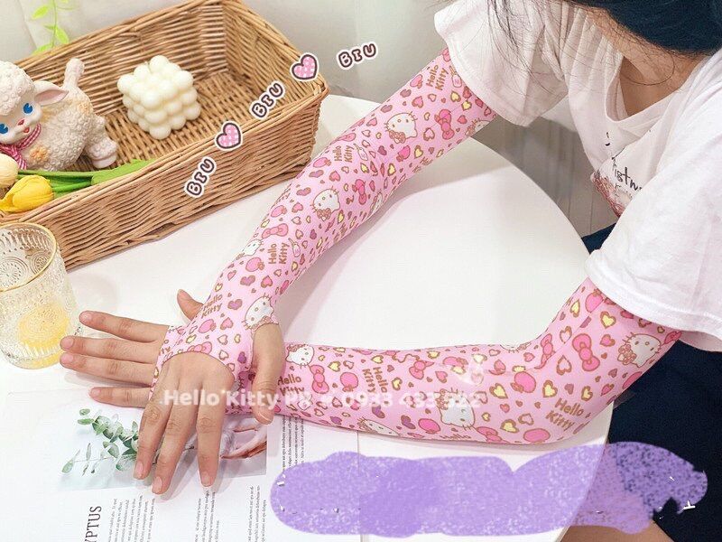 Bao tay chống nắng Hello Kitty - Doremon Doraemon