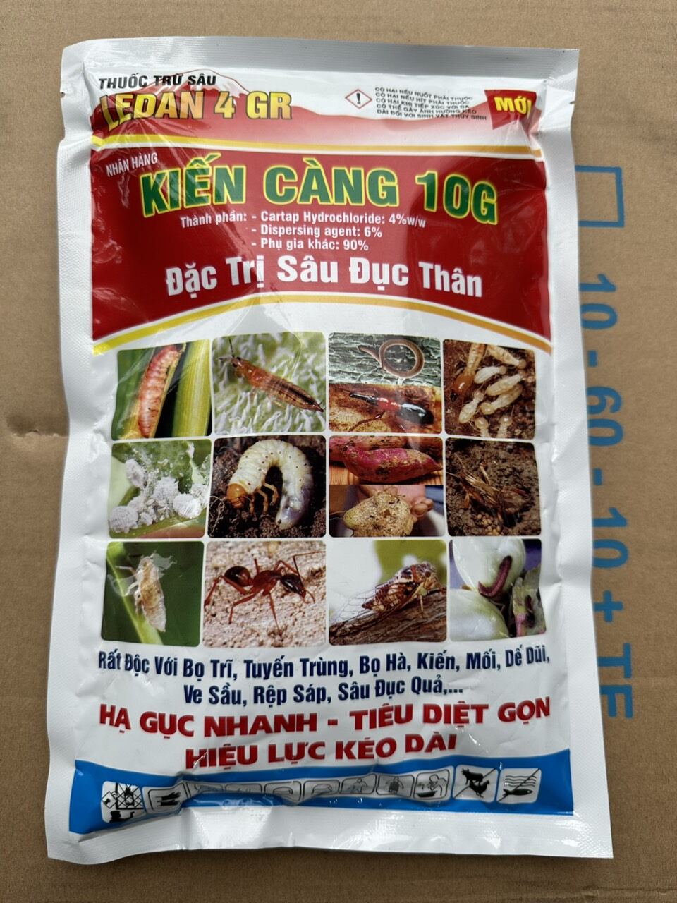  Thuốc trừ tuyến trùng dế dũi mối sâu đục thân sâu đất GÓI 1kg KIẾNG CÀNG 10G trừ bọ trĩ rệp sáp gốc bọ hà kiến mối mọt ve sầu 