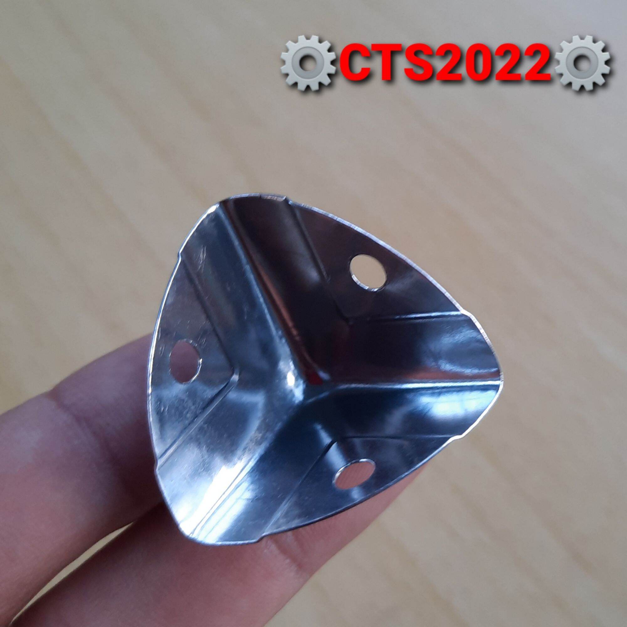 Chụp góc inox bo tròn cho đồ mỹ nghệ