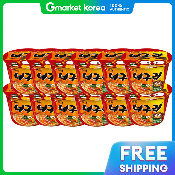 Nongshim | Nongshim Oelkkeun Nuguri Cốc Lớn 111g x 12 Cái
