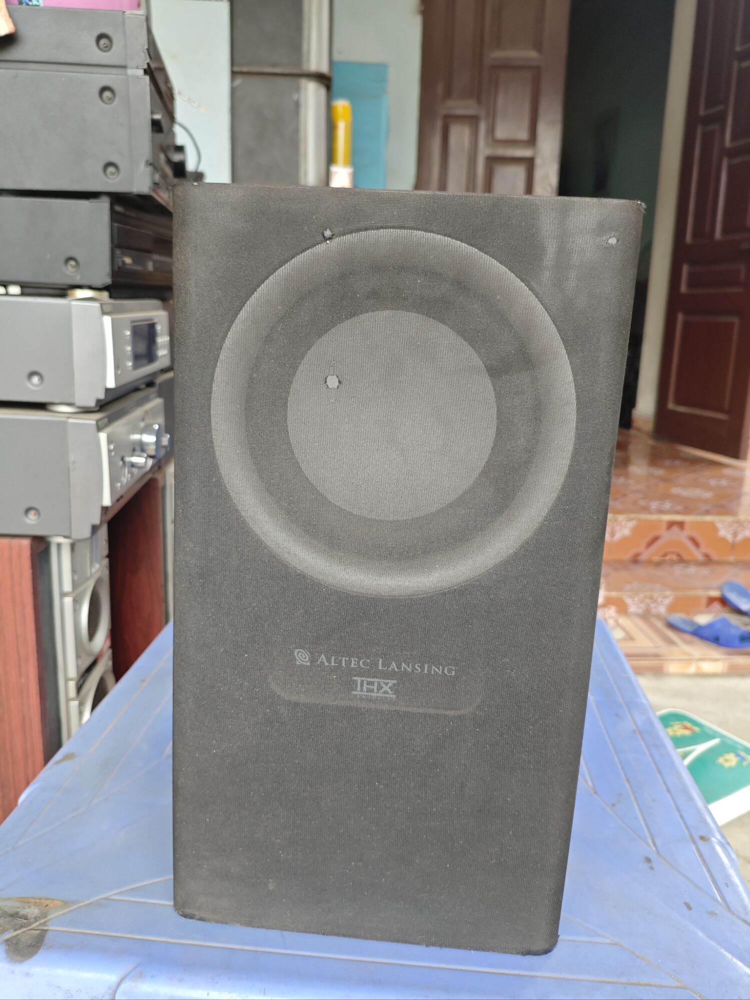 cục loa trầm điện Altec Lansing MX5021( mất control và loa tay - dành cho ae chế cháo làm sub hơi ha