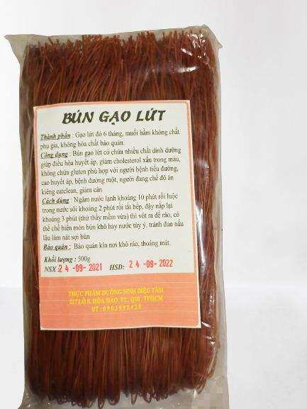 BÚN GẠO LỨT ĐỎ 500G