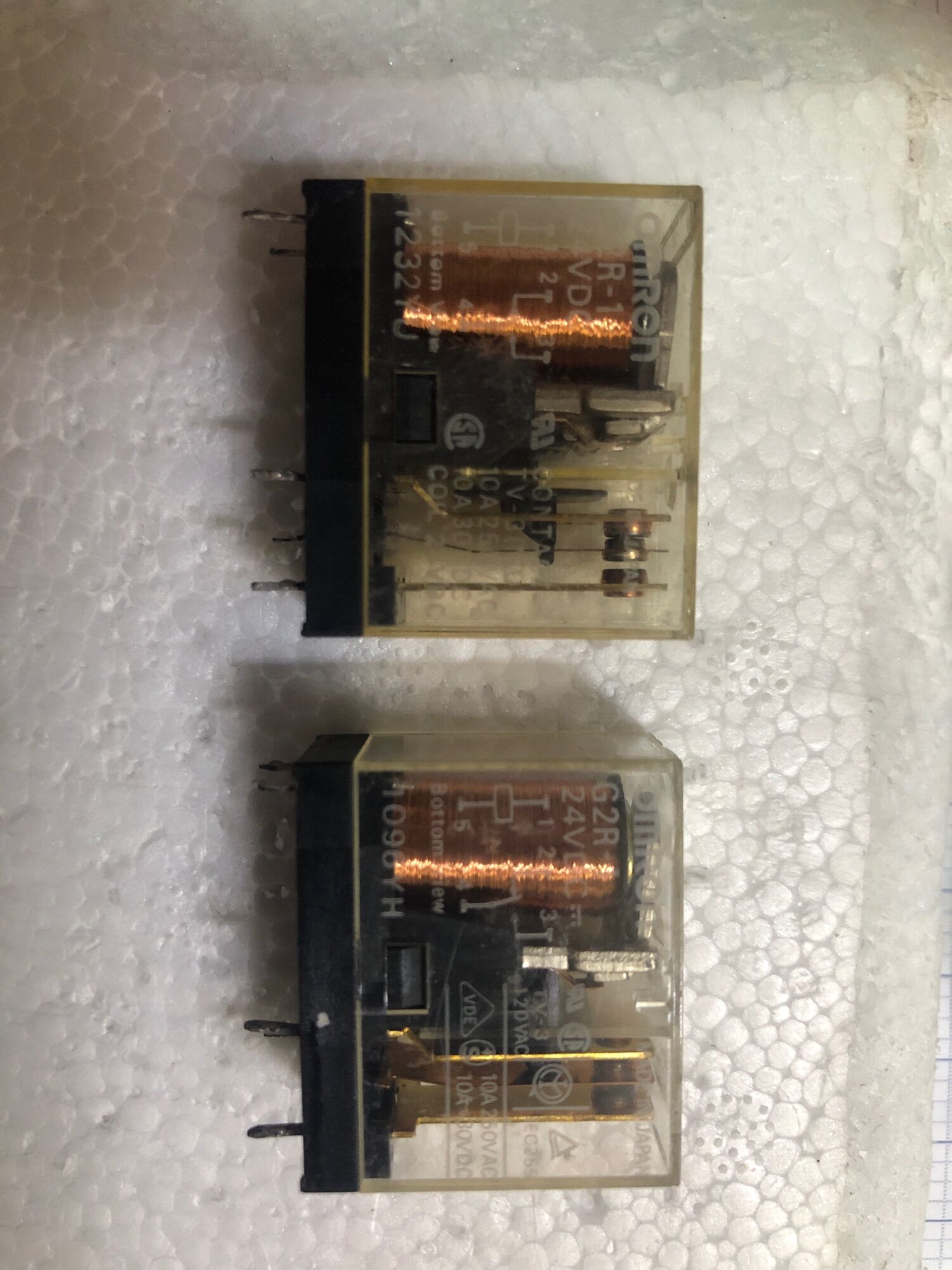 Relay/ rơ le/ omron / g2r-1 / 24vdc / 10a / 5 chân