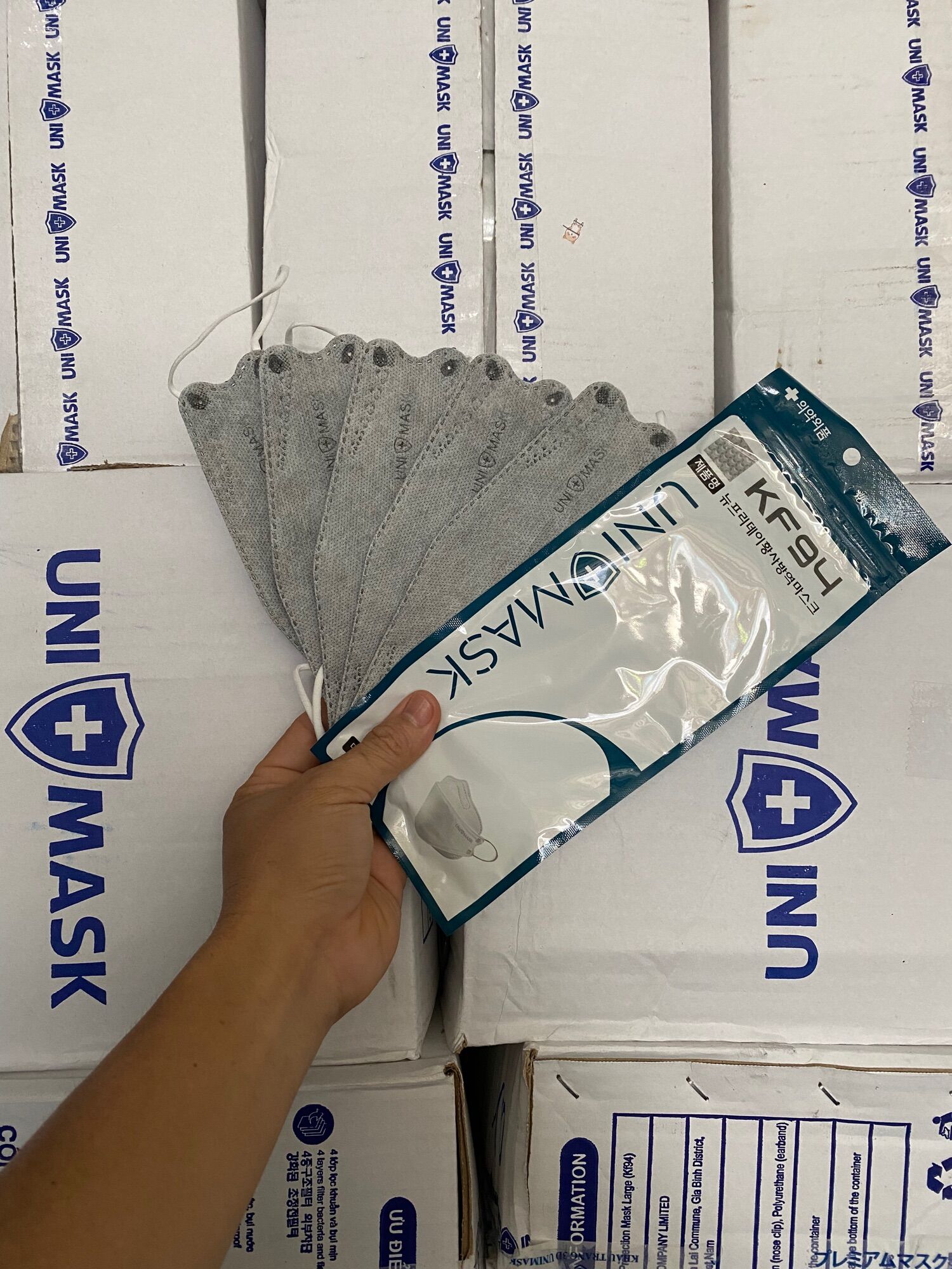 COMBO50 CÁI KHẨU TRANG KF94 Unimask