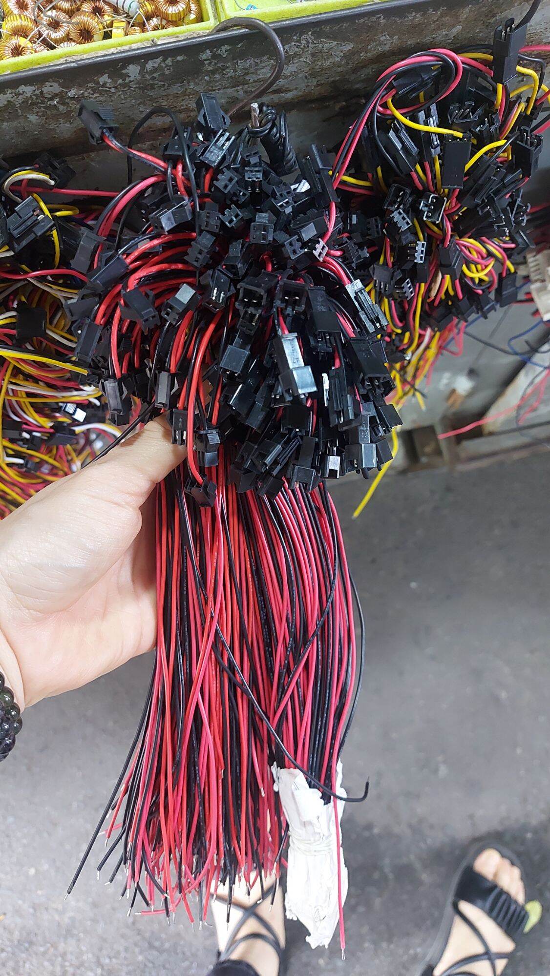 10 bộ rắc đực cái 2 chân
