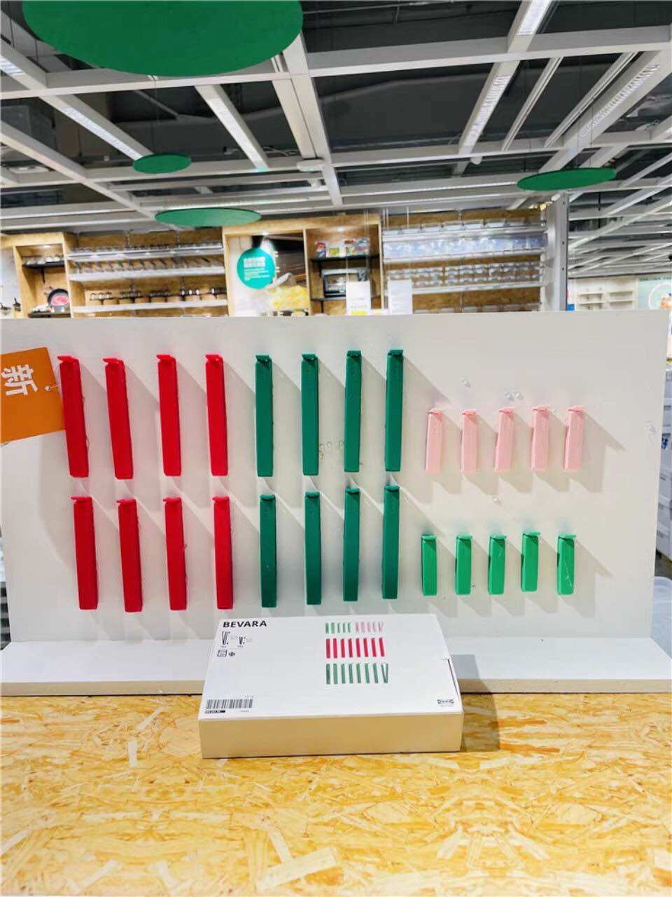 Combo 26 kẹp miệng túi Bevara - Ikea chính hãng