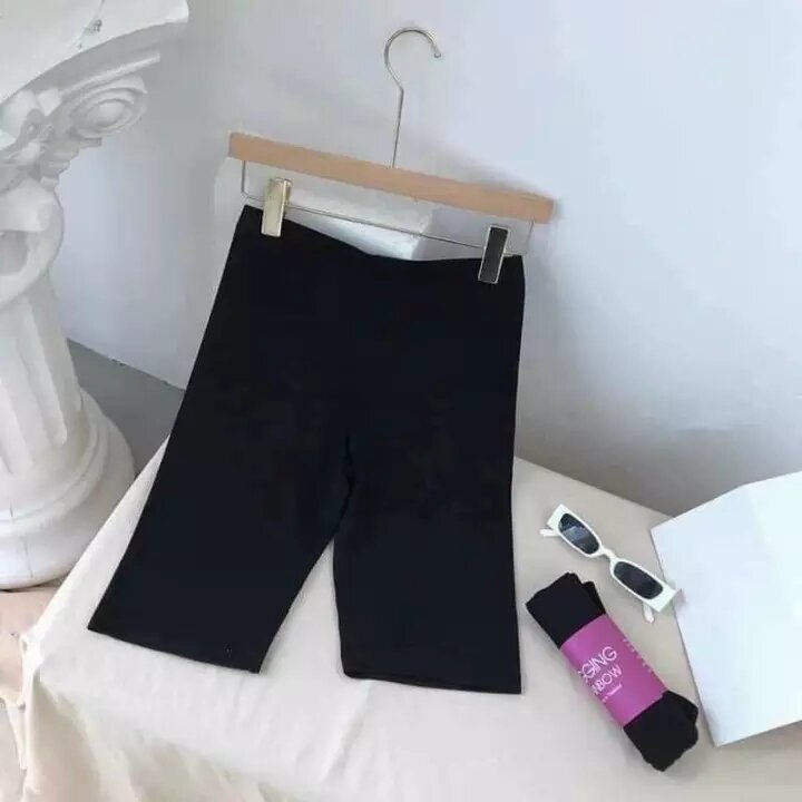 Quần legging lửng đùi nữ Rainbow cuộn tím