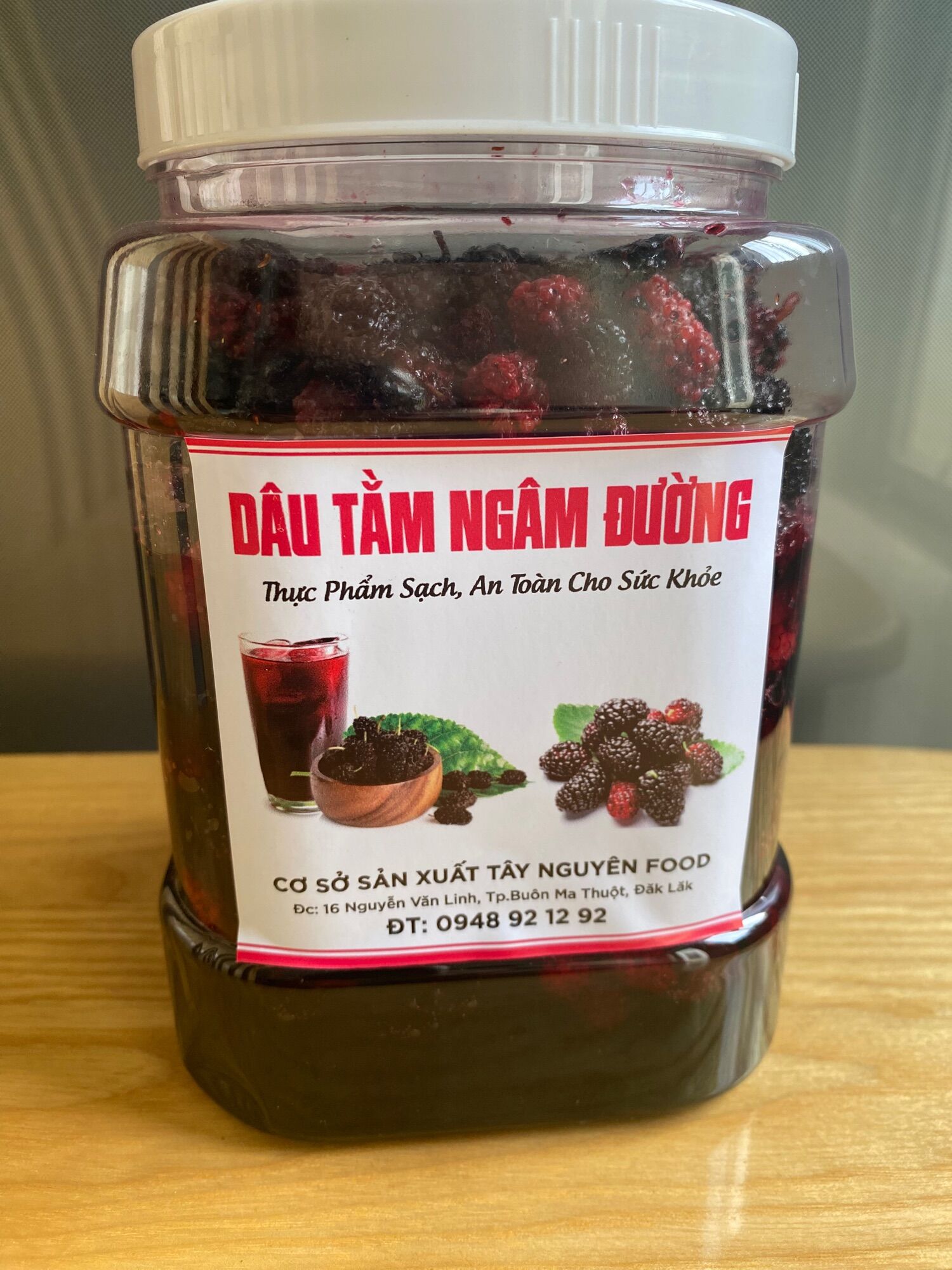 Dâu tằm ngâm đường phèn 1kg