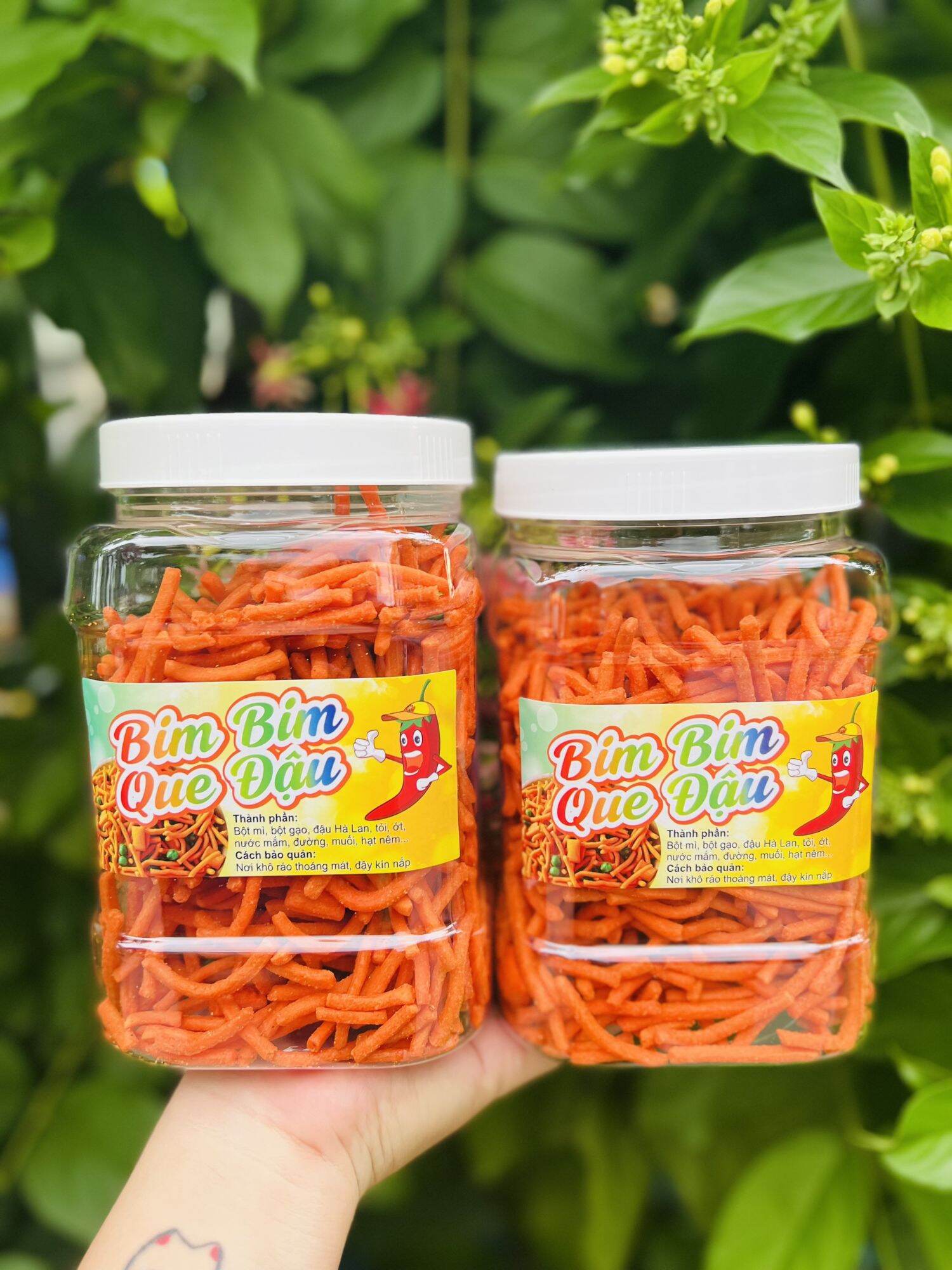 Bim bim que đậu hà Lan hủ 550g