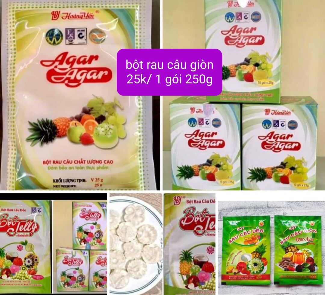Bột rau câu giòn gói 25g