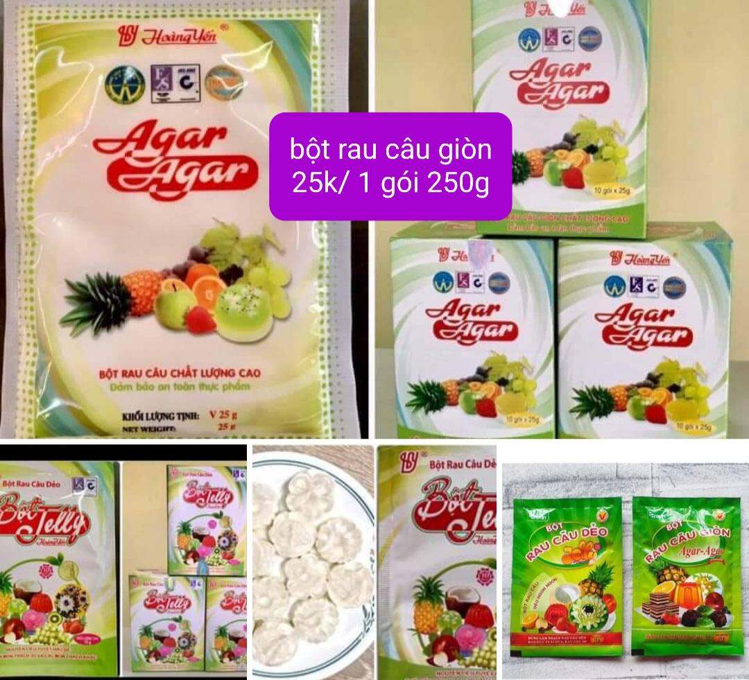 bột rau câu giòn gói 25g