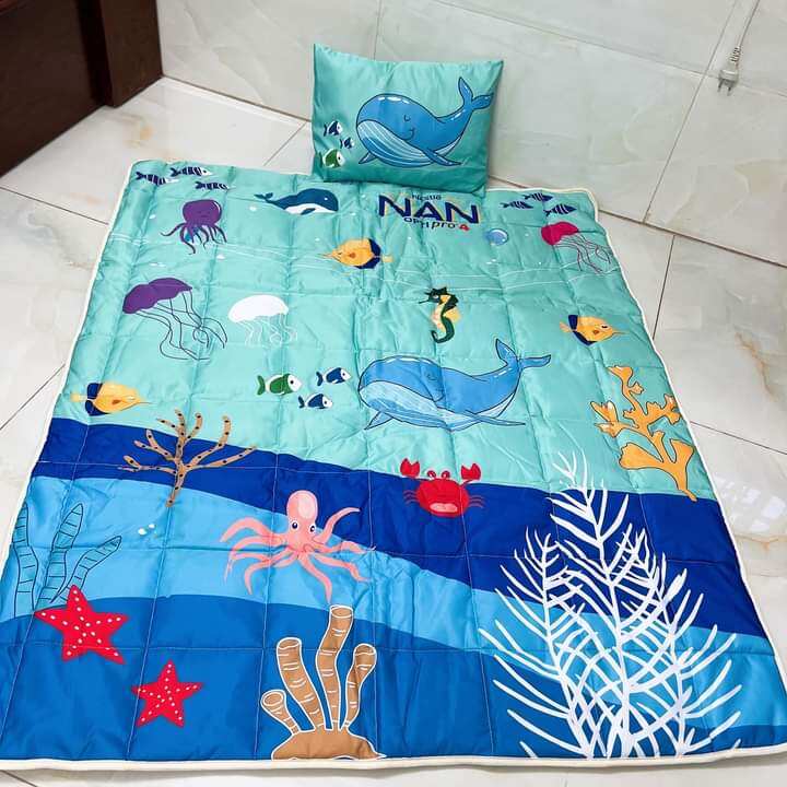 bộ  nệm gối cá voi   cho  bé  quà  tặng  Nan