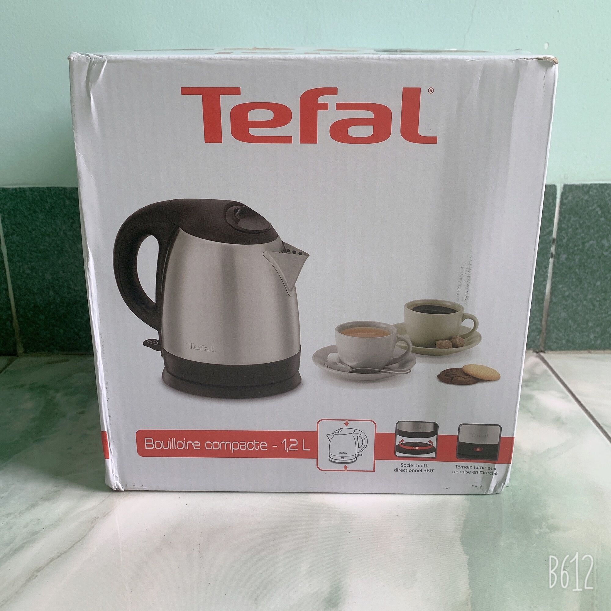 Bình đun siêu tốc tefal - inox - 1800w, 1.2l
